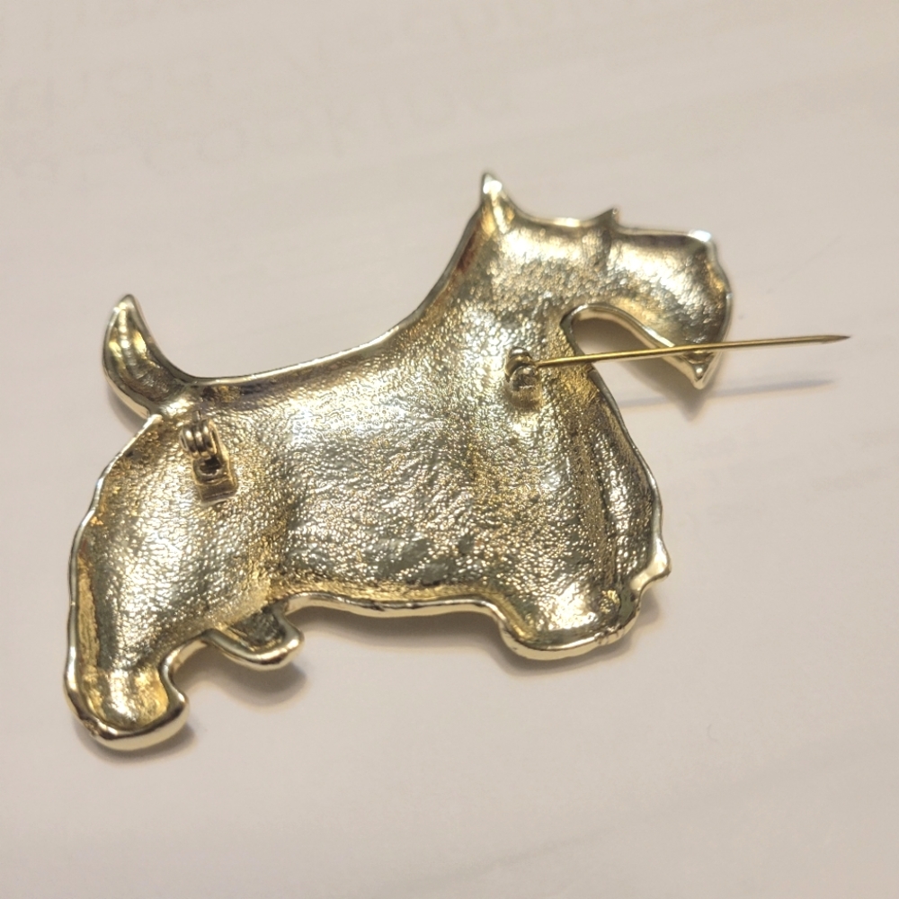 Vintage Scottie Dog Brooch - Picture 4 of 6